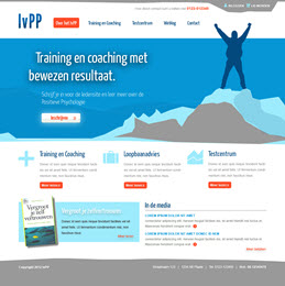 Logo en Homepage modern Training en Coachingbedrijf
