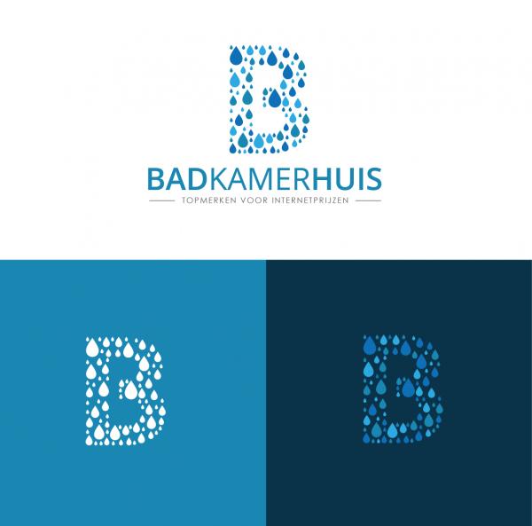Badkamerhuis.com Logo & Huisstijl voor Sanitairwinkel